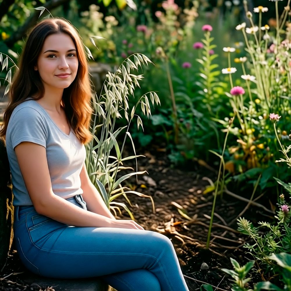 Зона отдыха в дождевом саду